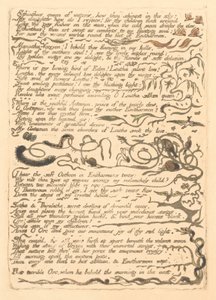 ヨーロッパ。予言、プレート16、水のエチンサス女王。 。 。 。 （ベントレー17） 作： William Blake